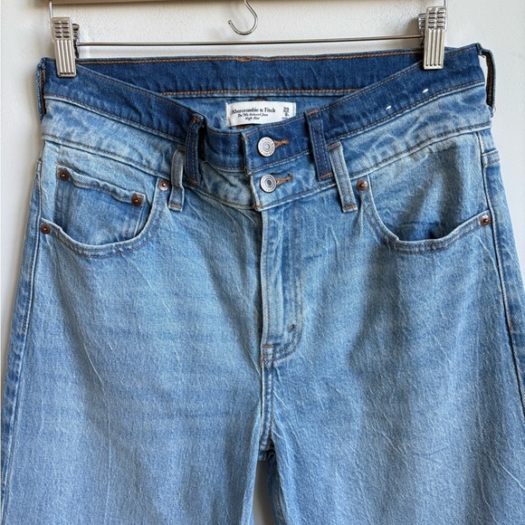 Abercrombie & Fitch The 90's Relaxed Jean High Rise Size 29 ( 8R) NEW - Picture 4 of 9